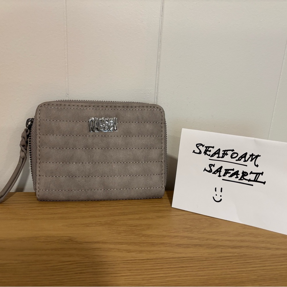 NWOT Rad Rev Grey Wallet
